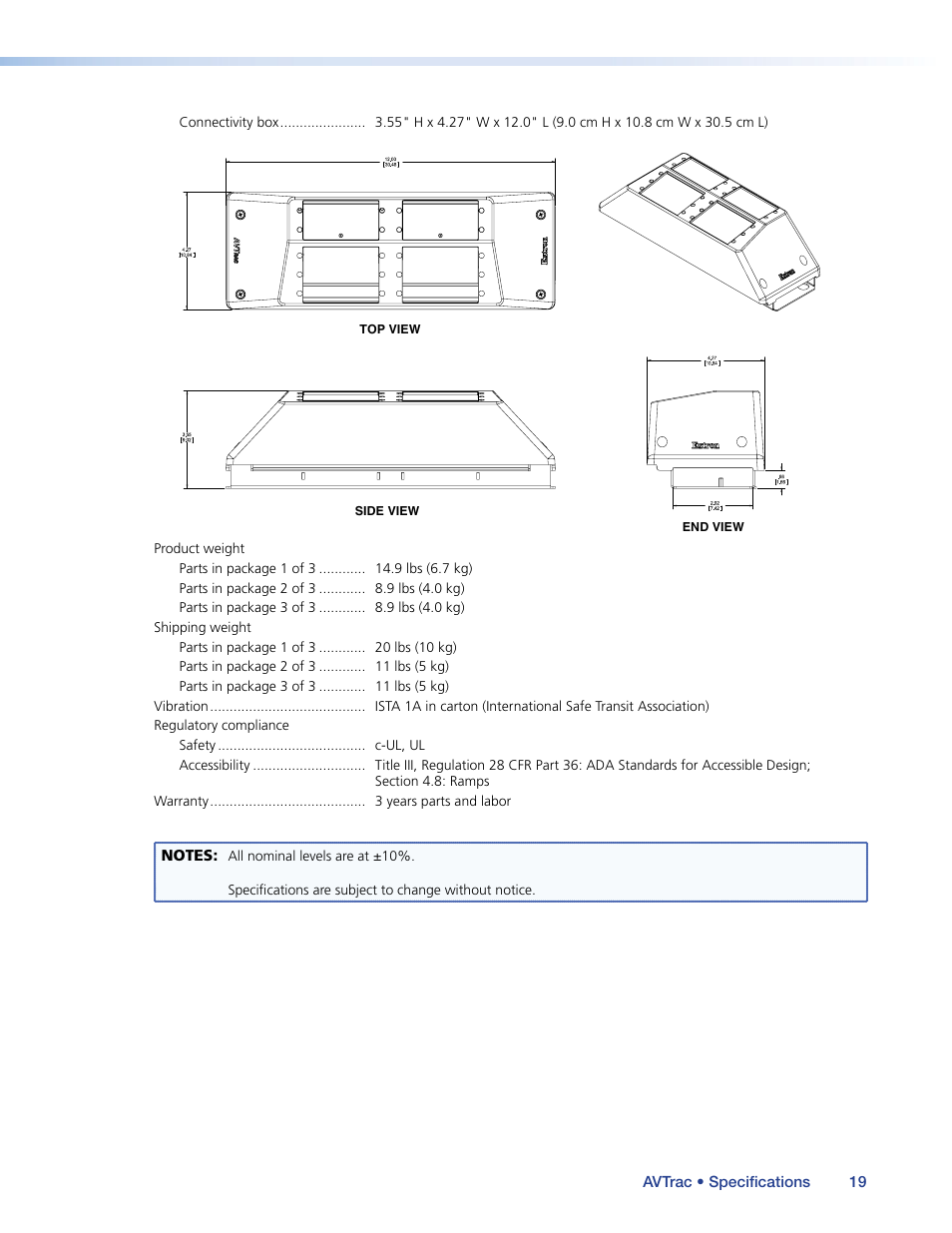 Extron Electronics AVTrac (482) User Guide User Manual | Page 25 / 28