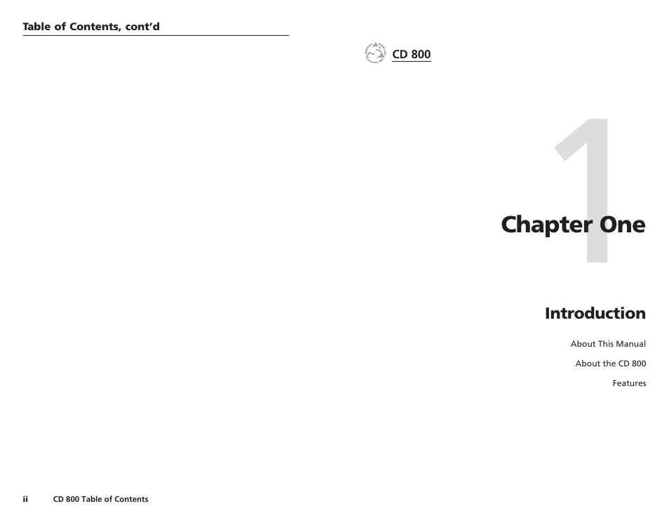 Extron Electronics CD 800 User Manual | Page 4 / 15