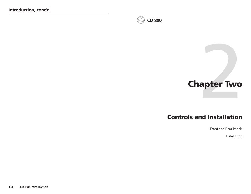 Extron Electronics CD 800 User Manual | Page 6 / 15