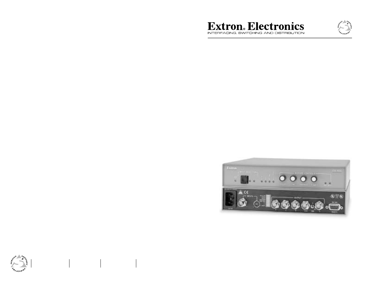 Extron Electronics CD 900 User Manual | 19 pages