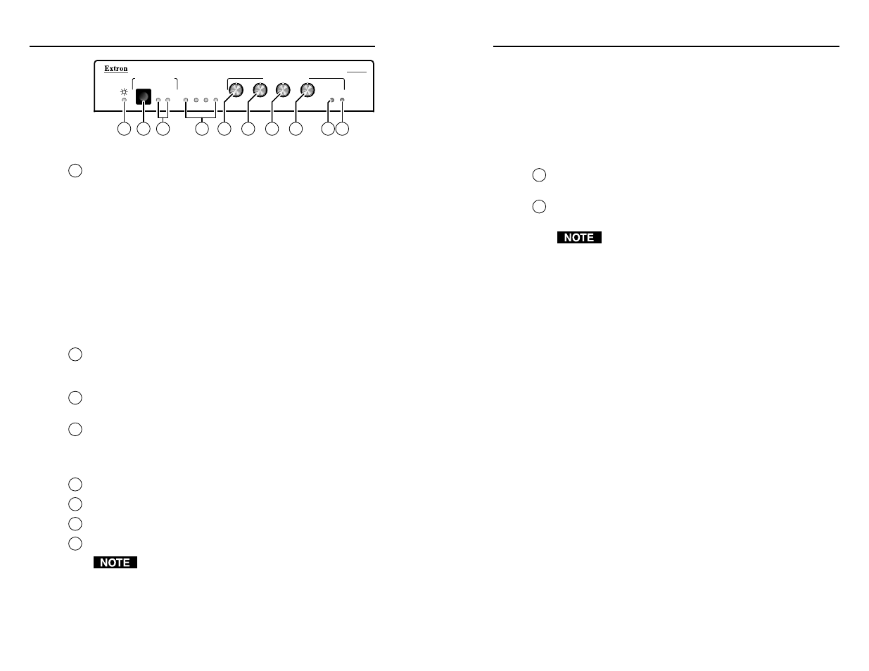 Setup and operation, cont’d, Operation, Selecting an input | Picture controls | Extron Electronics CD 900 User Manual | Page 11 / 19
