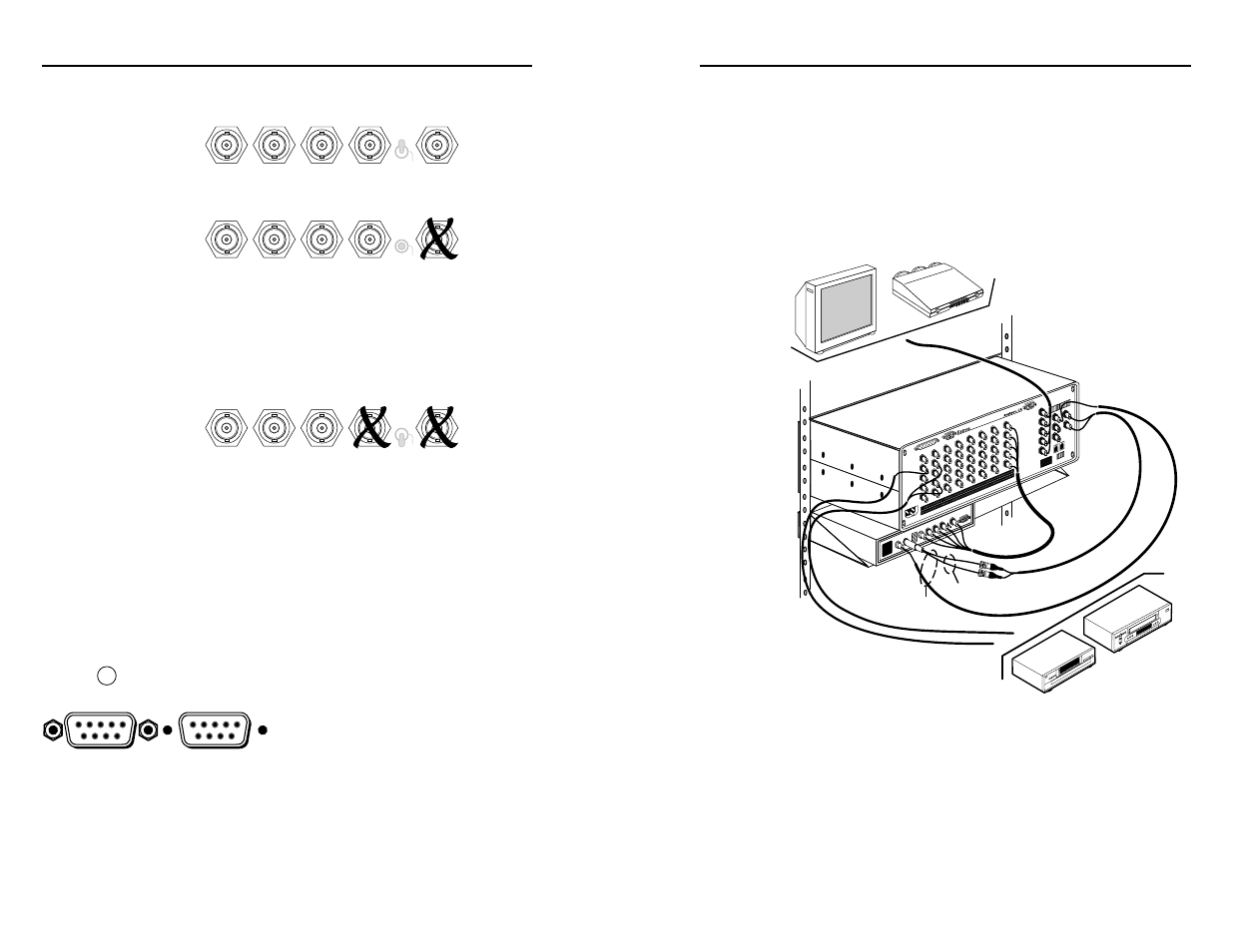 Installation, cont’d, Video loopback connections, Rs-232 or contact closure connection | Cd900 system 8 plus | Extron Electronics CD 900 User Manual | Page 8 / 19