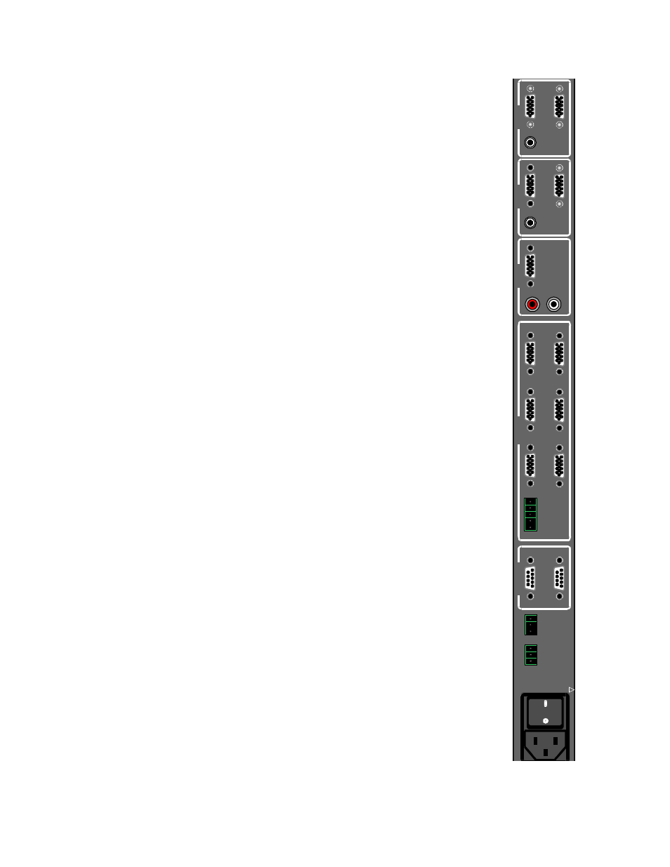 Cd100 rear panel connectors, Expansion ports, Rs-232 out | Extron Electronics CD 100 User Manual | Page 9 / 18