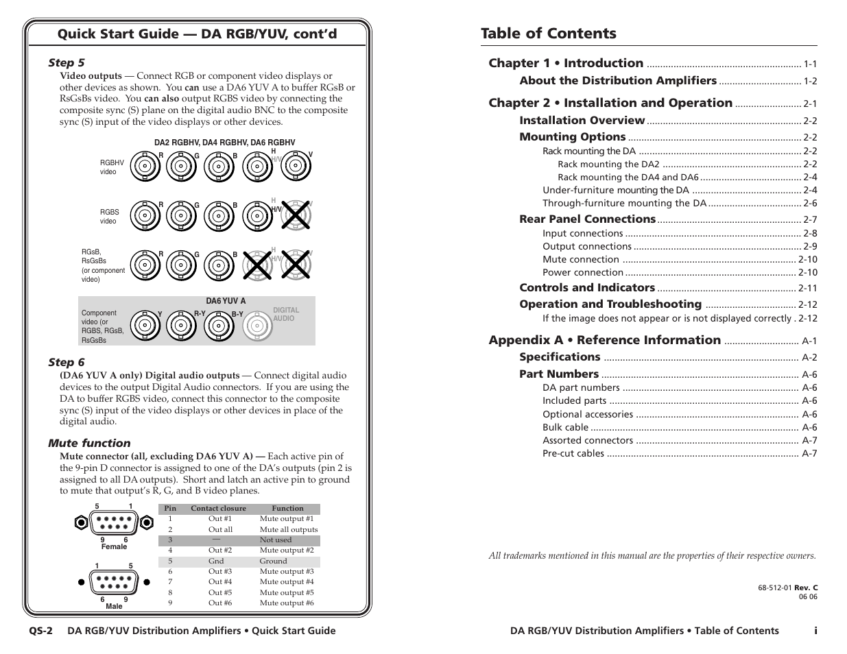 Extron Electronics DA RGB_YUV Series User Manual | Page 5 / 17