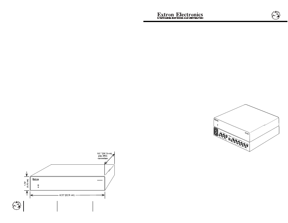 Extron Electronics CVC 100 User Manual | 2 pages