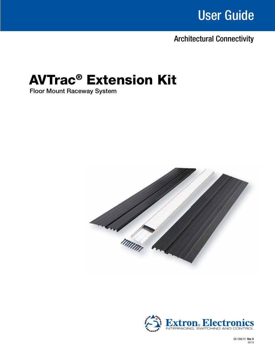 Extron Electronics AVTrac Extension Kit User Manual | 15 pages