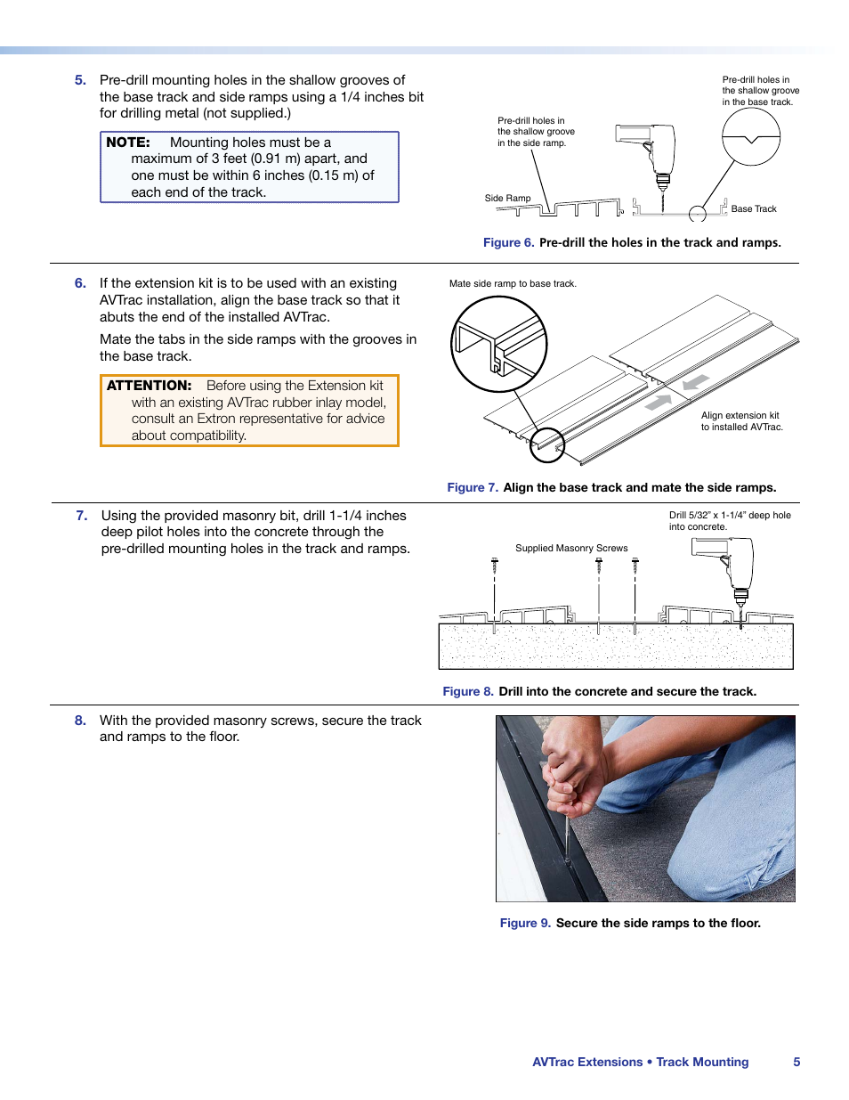 Extron Electronics AVTrac Extension Kit User Manual | Page 11 / 15