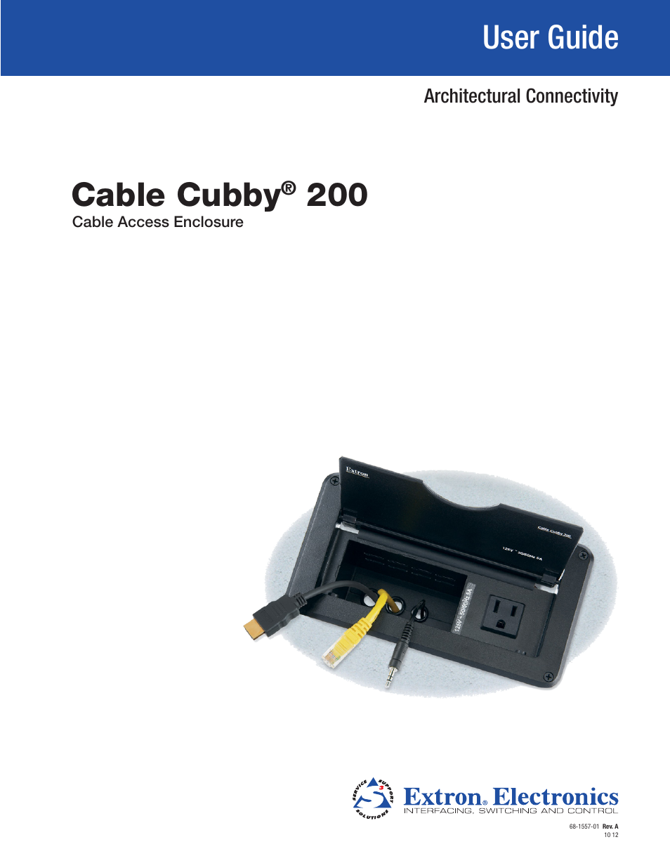 Extron Electronics Cable Cubby 200 User Manual | 18 pages