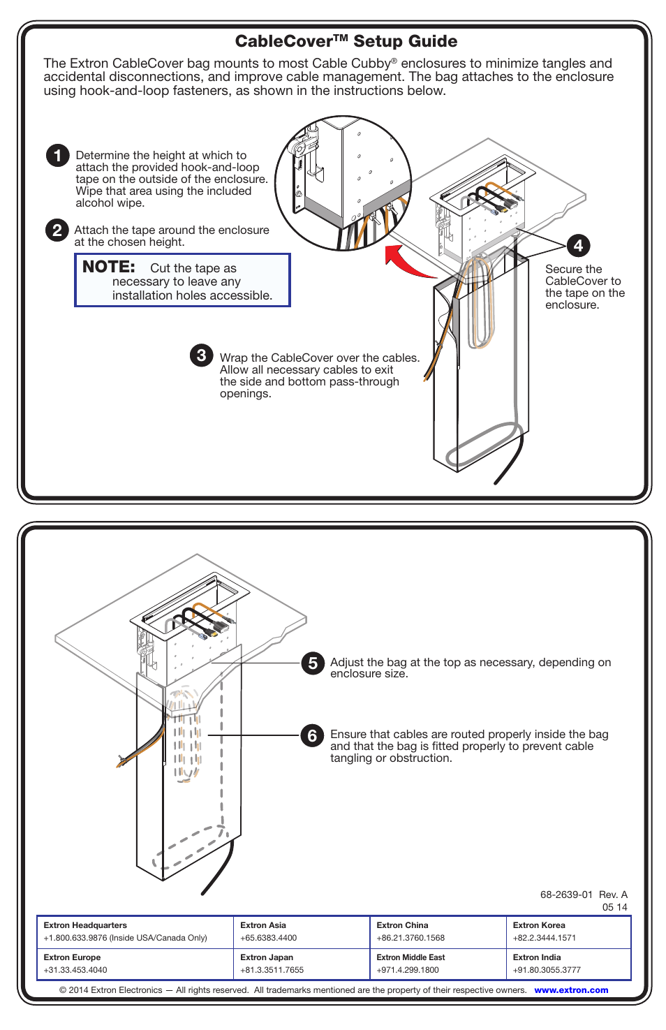 Extron Electronics CableCover User Manual | 1 page