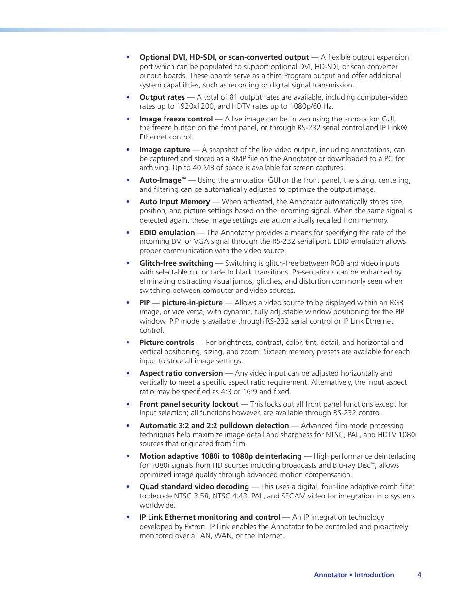 Extron Electronics Annotator User Guide User Manual | Page 10 / 108