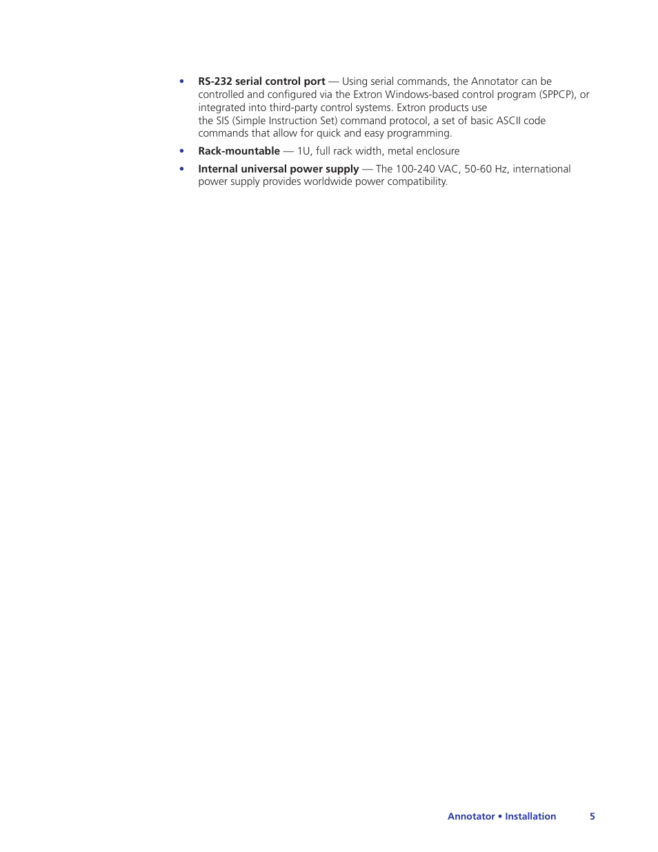Extron Electronics Annotator User Guide User Manual | Page 11 / 108