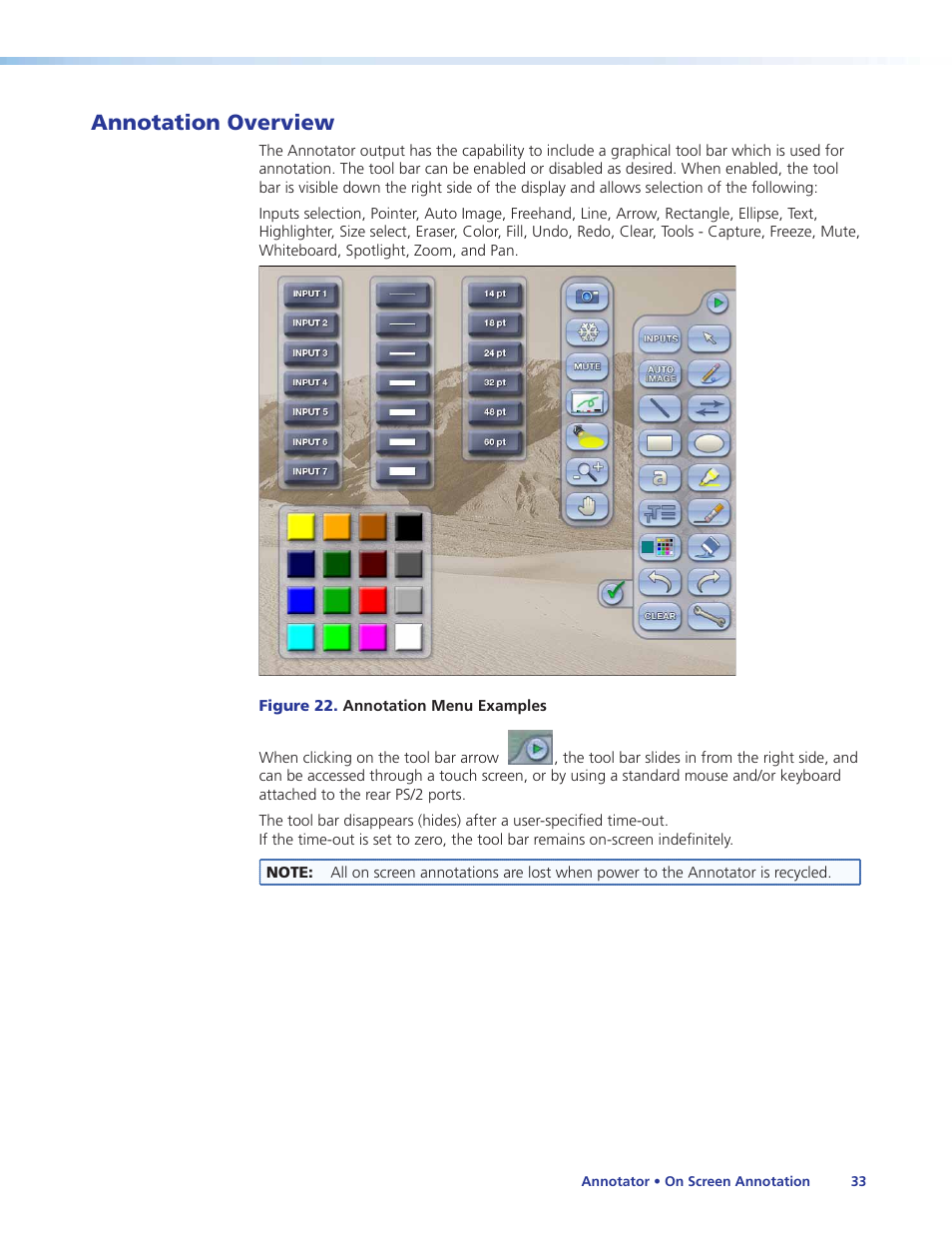 Annotation overview | Extron Electronics Annotator User Guide User Manual | Page 39 / 108