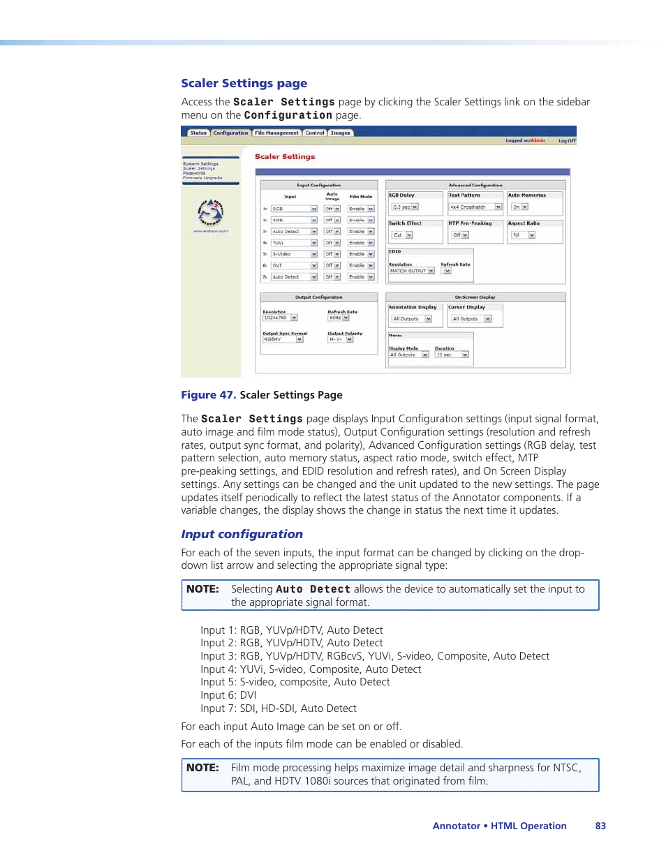 Extron Electronics Annotator User Guide User Manual | Page 89 / 108