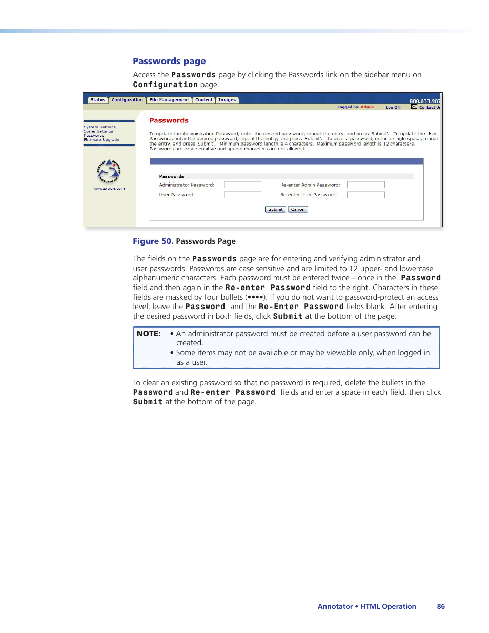 Extron Electronics Annotator User Guide User Manual | Page 92 / 108