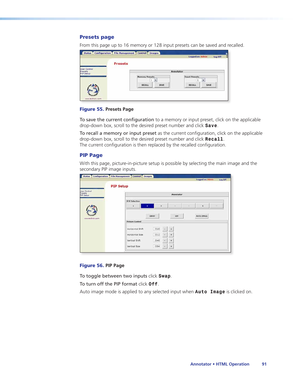 Extron Electronics Annotator User Guide User Manual | Page 97 / 108