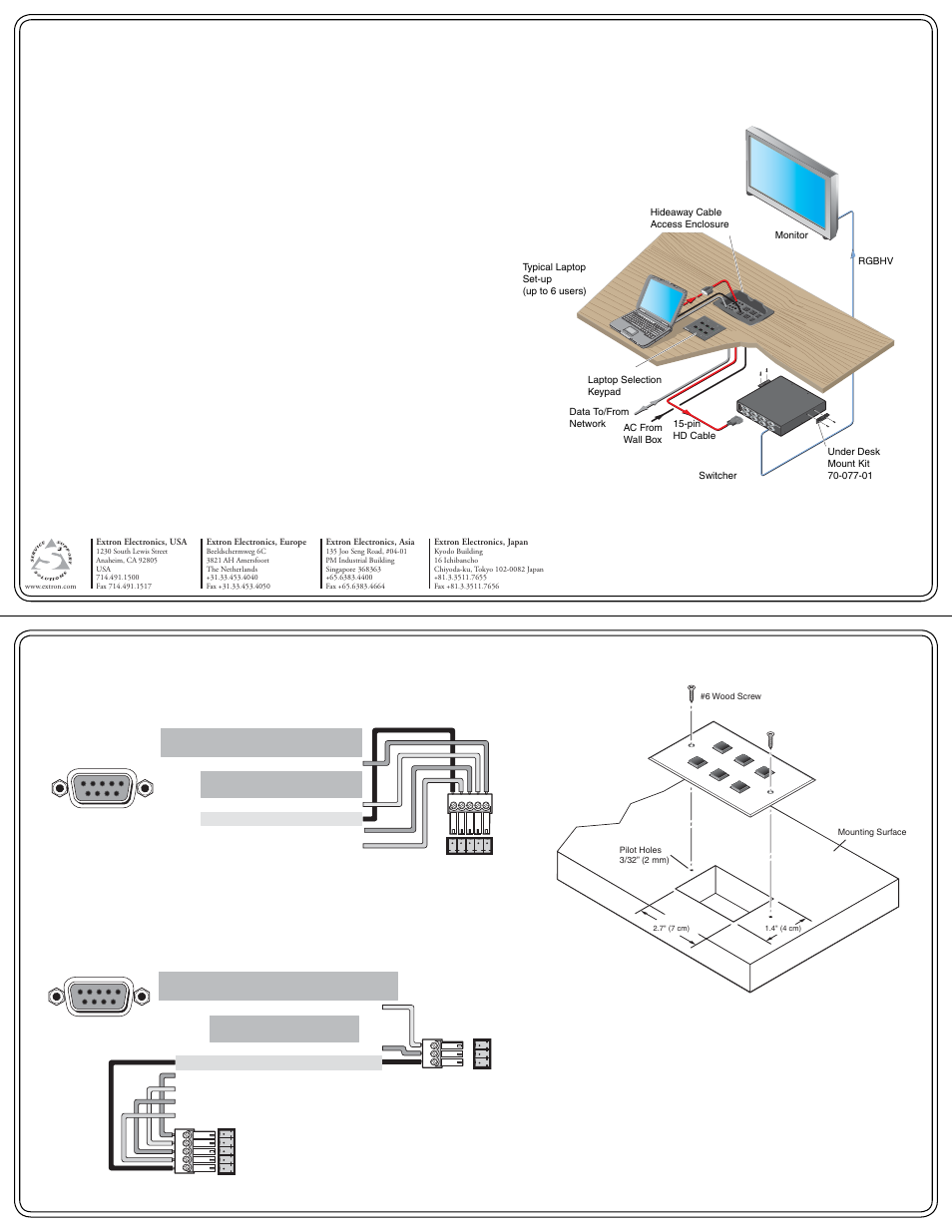 Extron Electronics CCR 306 6-User User Manual | 1 page