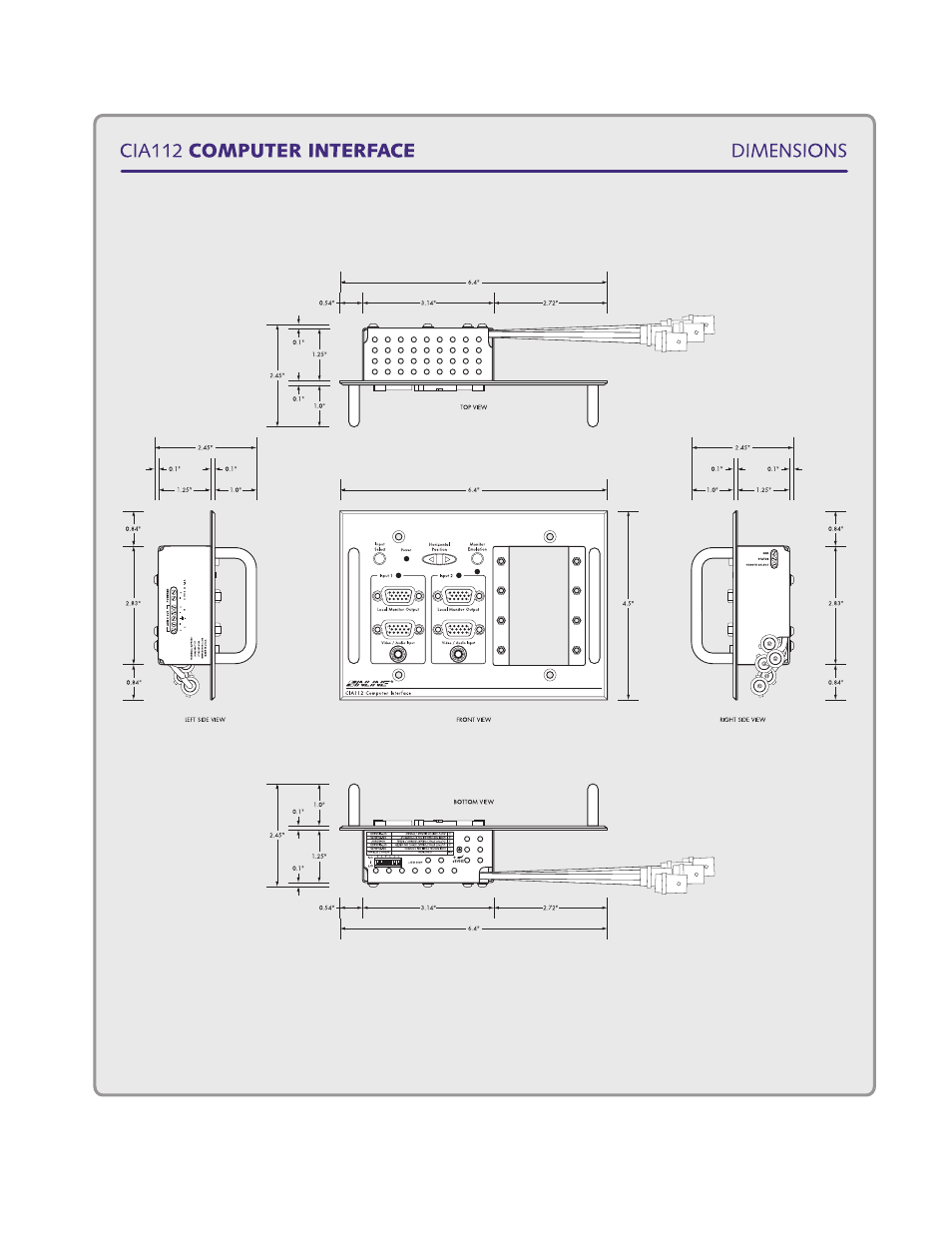 Extron Electronics CIA112 User Manual | Page 17 / 18