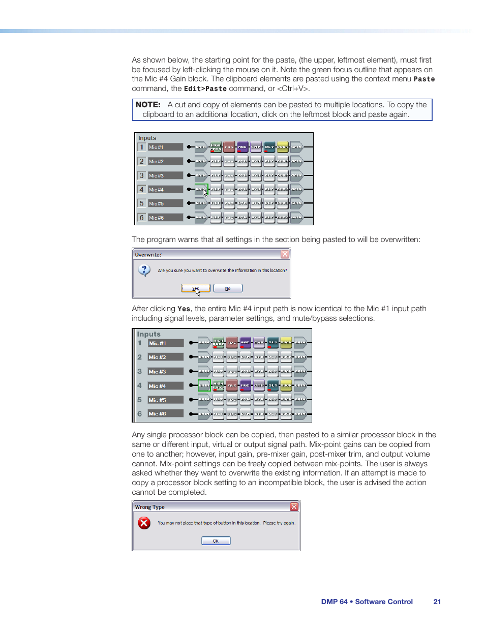 Extron Electronics DMP 64 User Guide User Manual | Page 27 / 146