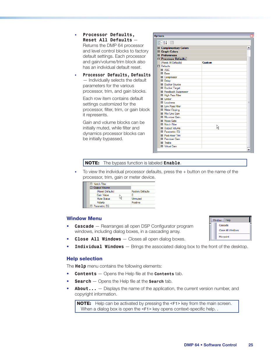 Extron Electronics DMP 64 User Guide User Manual | Page 31 / 146