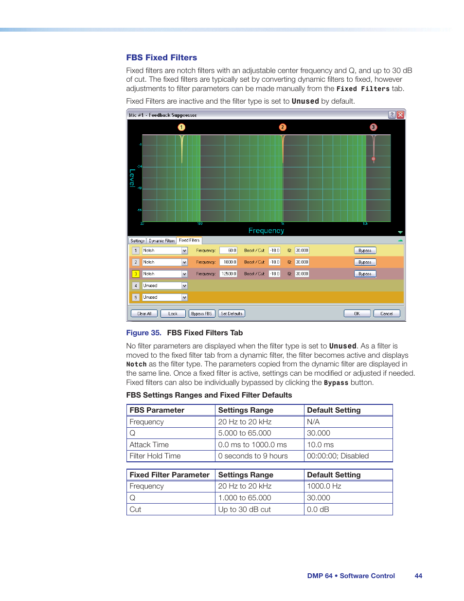 Extron Electronics DMP 64 User Guide User Manual | Page 50 / 146