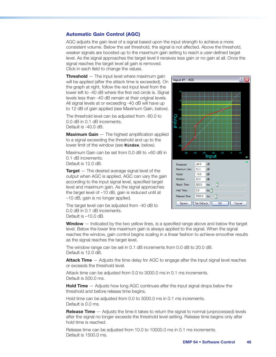 Extron Electronics DMP 64 User Guide User Manual | Page 52 / 146