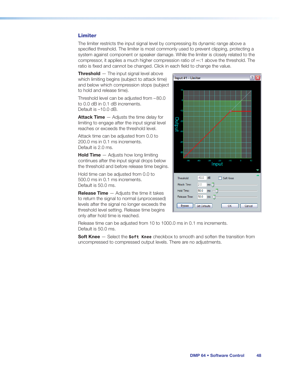 Extron Electronics DMP 64 User Guide User Manual | Page 54 / 146