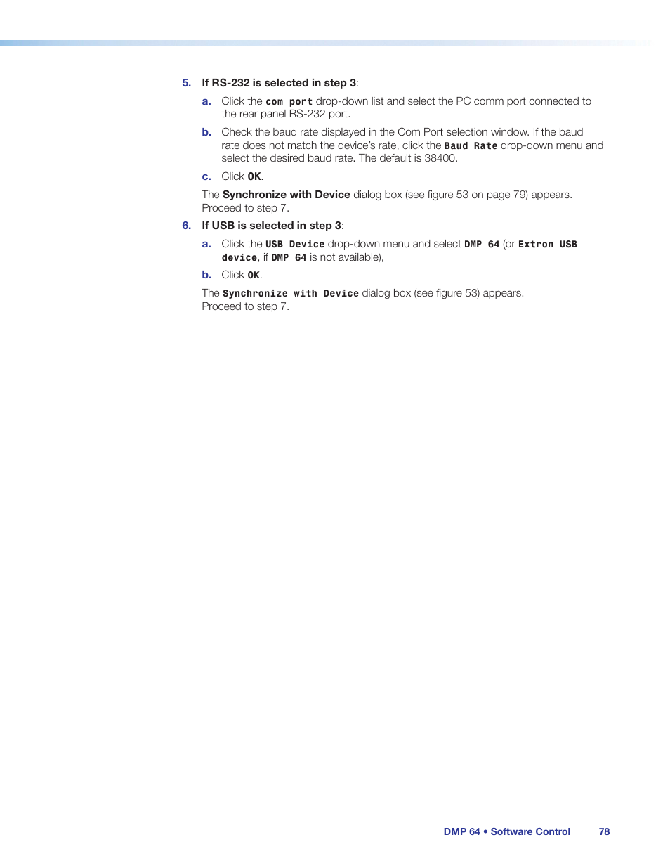 Extron Electronics DMP 64 User Guide User Manual | Page 84 / 146