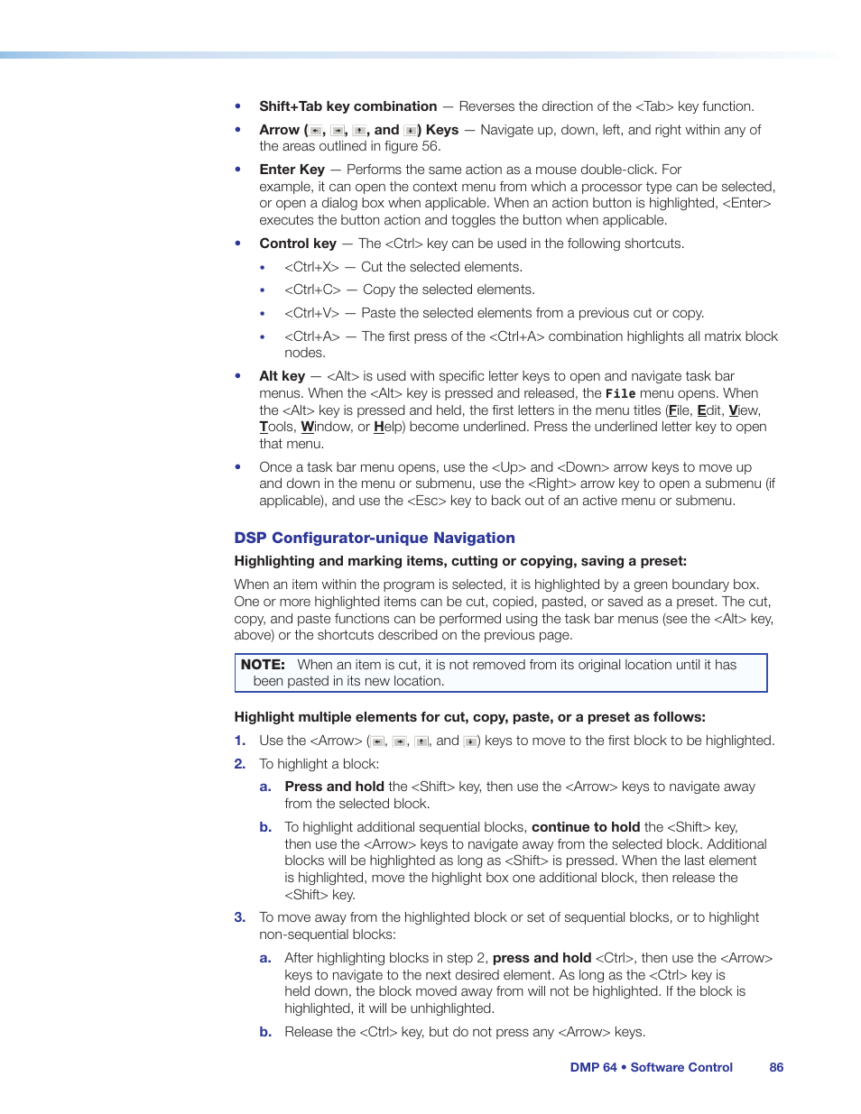 Extron Electronics DMP 64 User Guide User Manual | Page 92 / 146