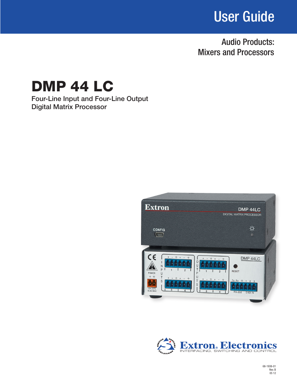 Extron Electronics DMP 44 LC User Guide User Manual | 81 pages