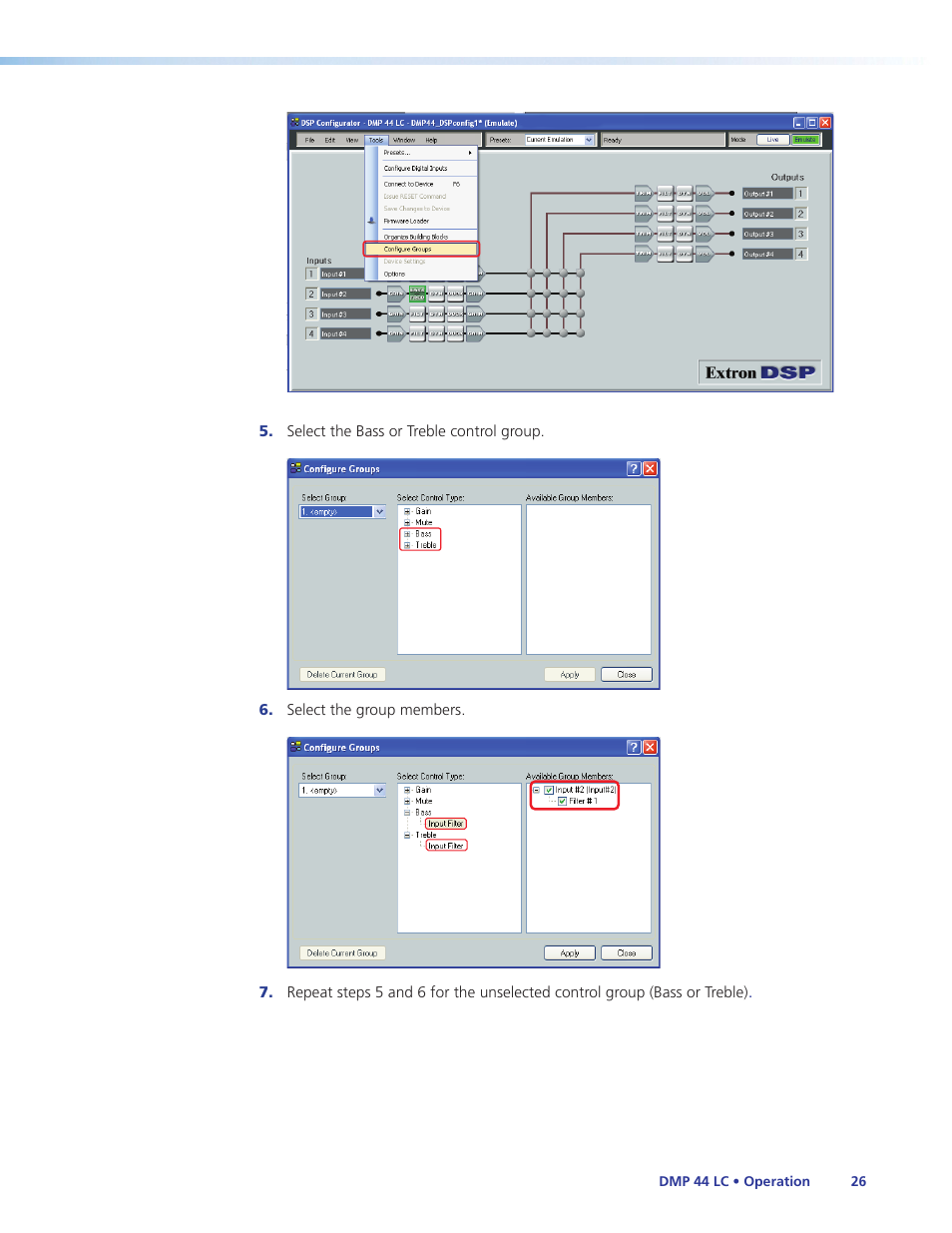 Extron Electronics DMP 44 LC User Guide User Manual | Page 32 / 81