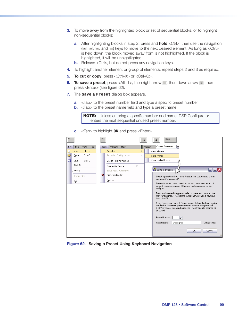 Extron Electronics DMP 128 User Guide User Manual | Page 105 / 205