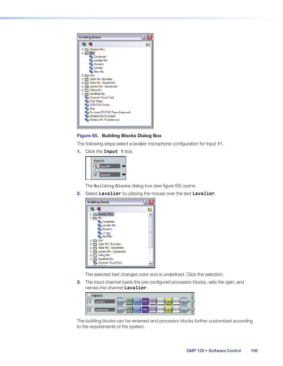 Extron Electronics DMP 128 User Guide User Manual | Page 112 / 205
