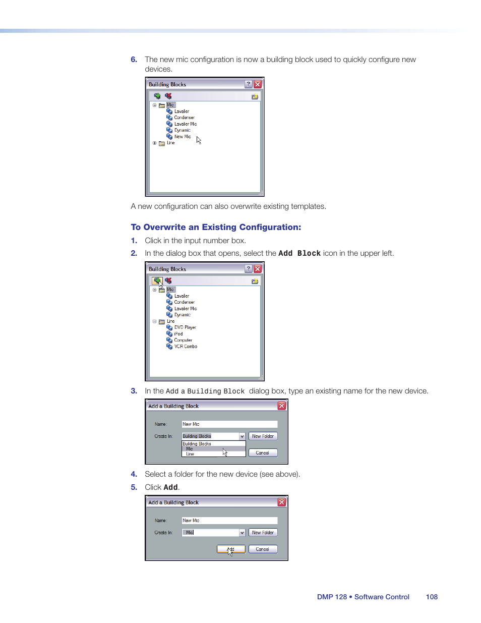 Extron Electronics DMP 128 User Guide User Manual | Page 114 / 205
