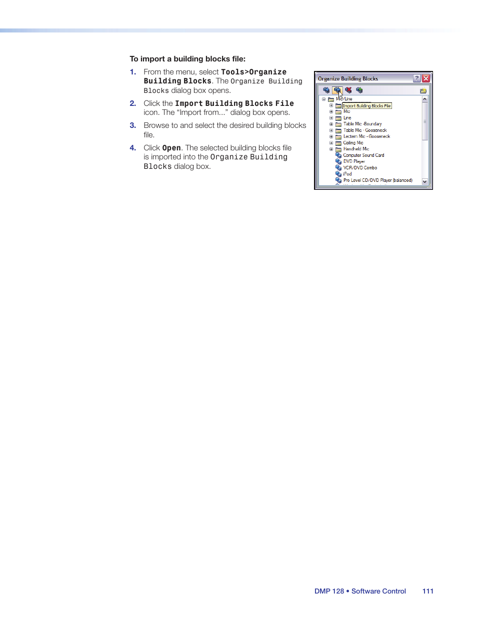 Extron Electronics DMP 128 User Guide User Manual | Page 117 / 205