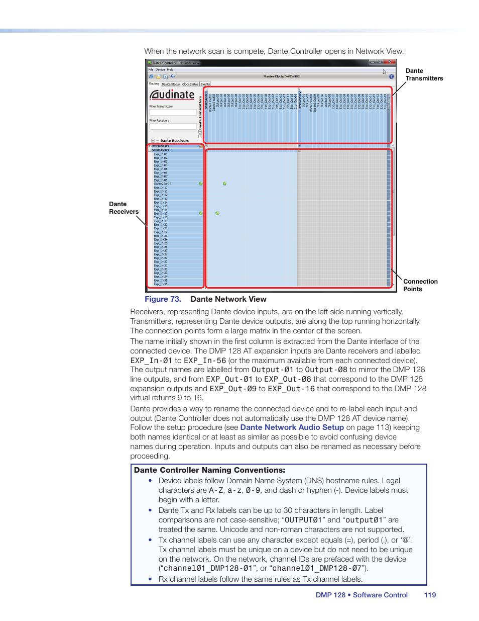 Extron Electronics DMP 128 User Guide User Manual | Page 125 / 205