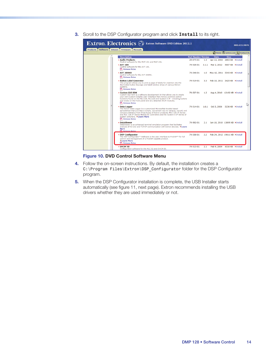 Extron Electronics DMP 128 User Guide User Manual | Page 20 / 205