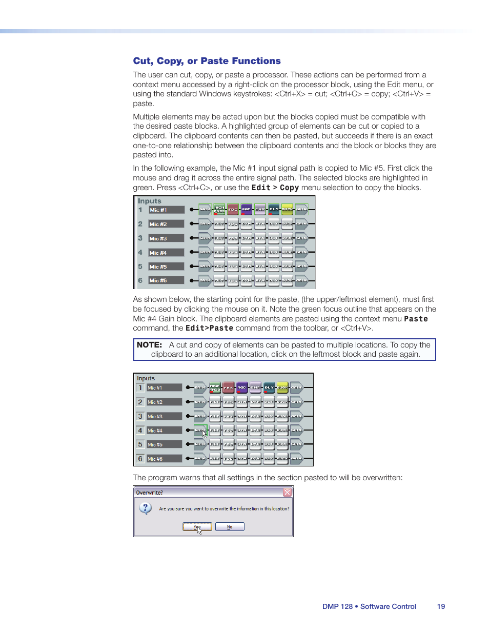 Extron Electronics DMP 128 User Guide User Manual | Page 25 / 205