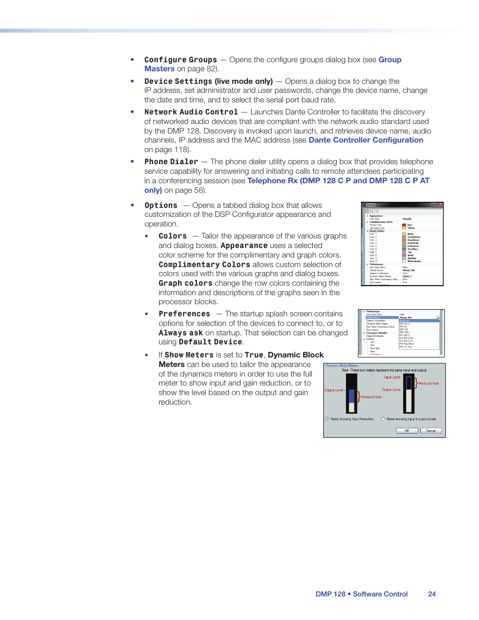 Extron Electronics DMP 128 User Guide User Manual | Page 30 / 205