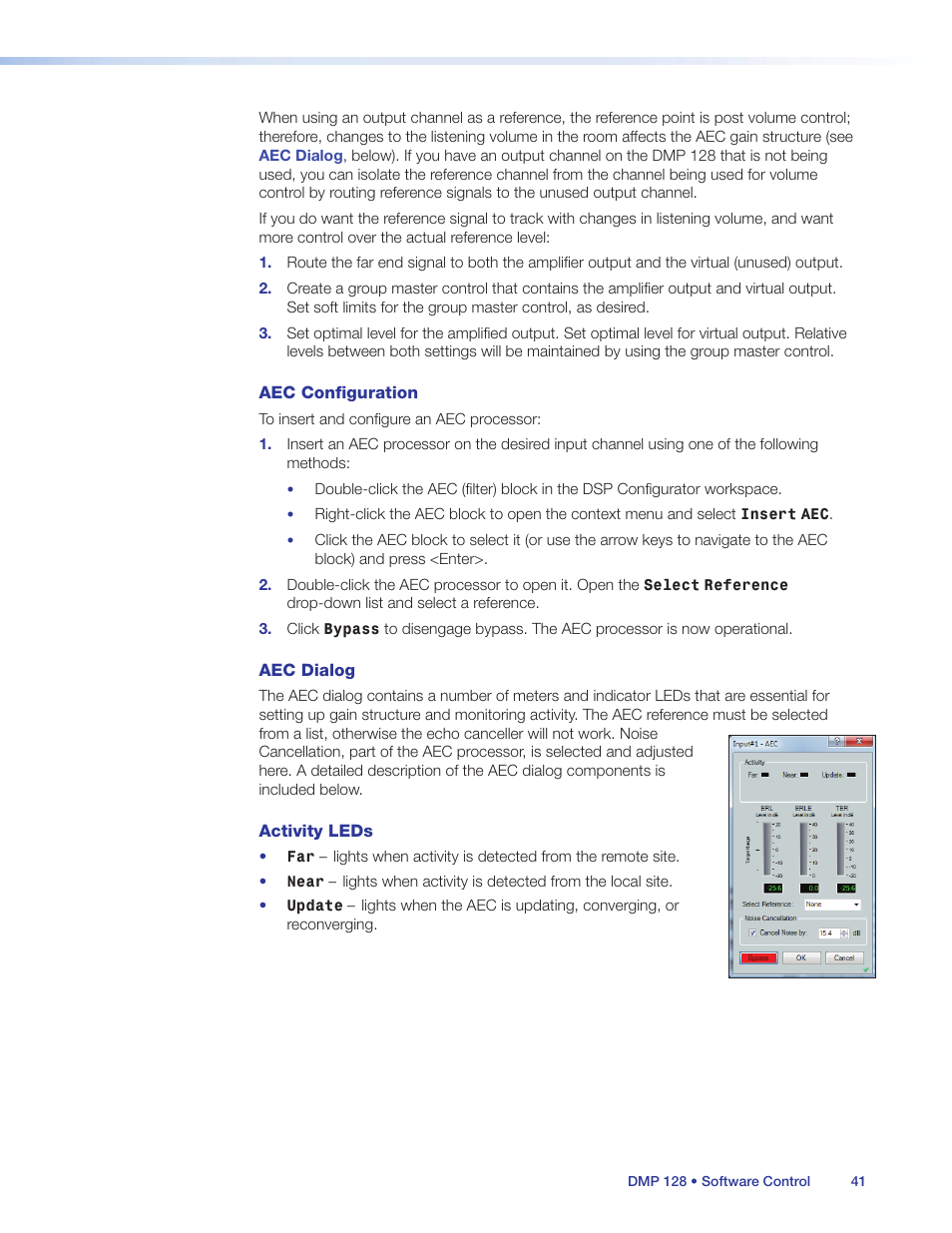 Extron Electronics DMP 128 User Guide User Manual | Page 47 / 205