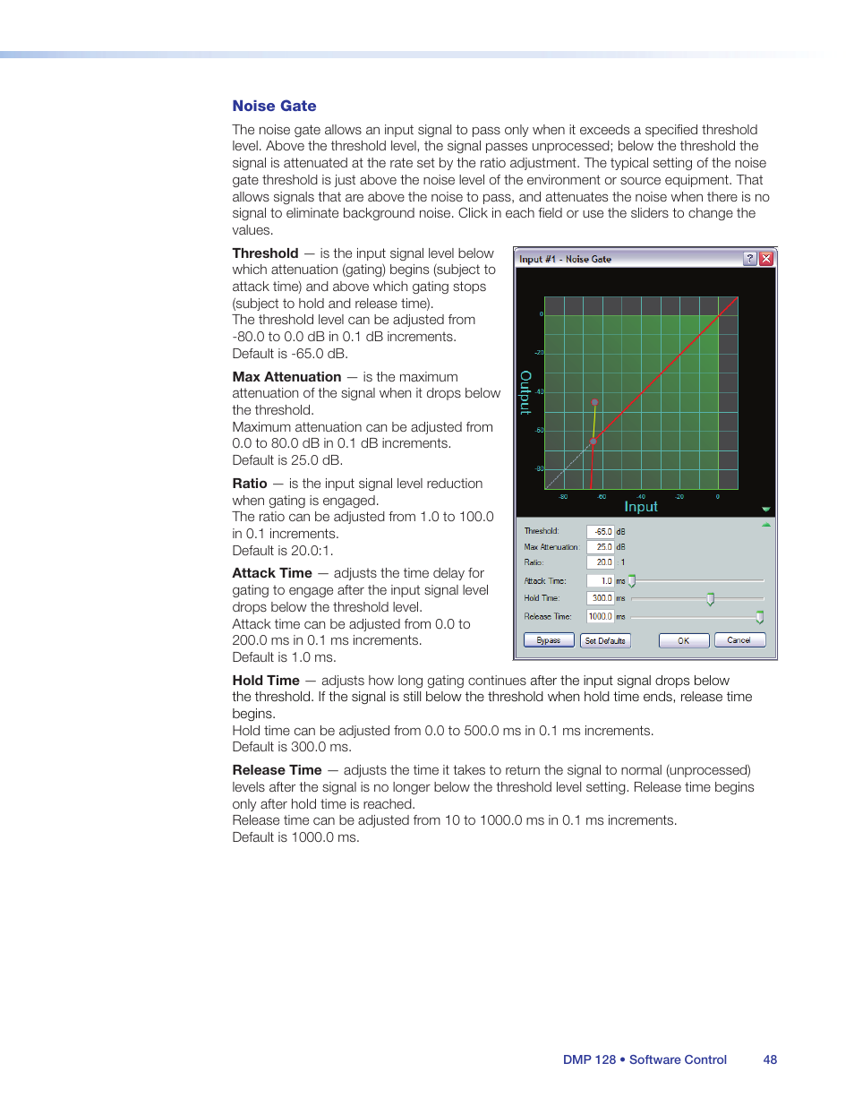 Extron Electronics DMP 128 User Guide User Manual | Page 54 / 205