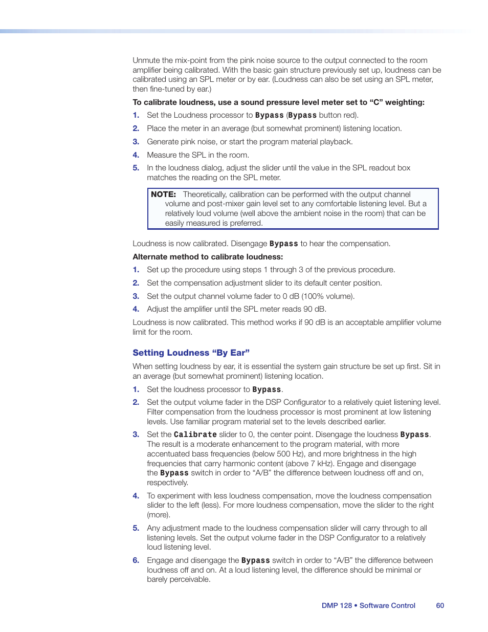 Extron Electronics DMP 128 User Guide User Manual | Page 66 / 205