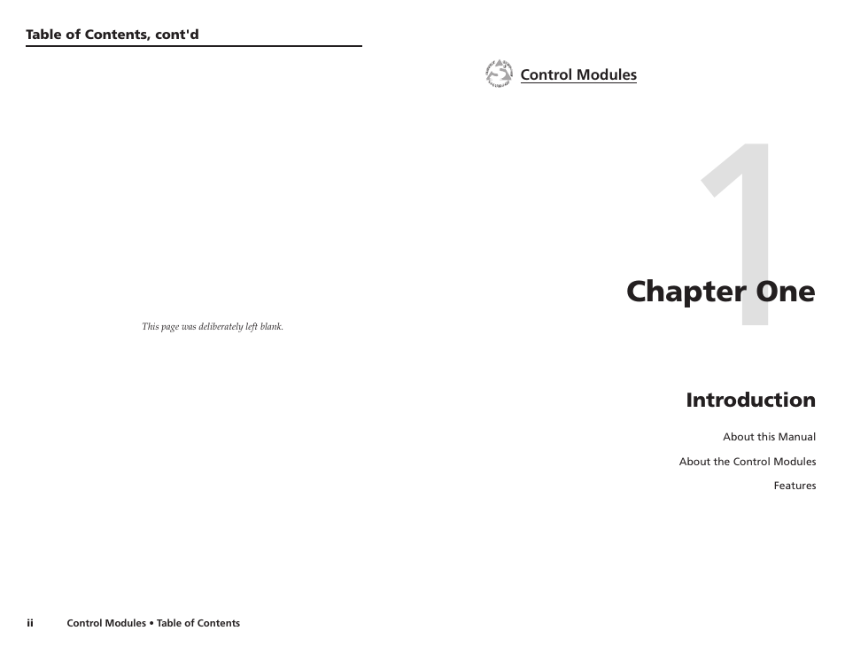 Chapter one | Extron Electronics Control Modules User Manual | Page 4 / 12