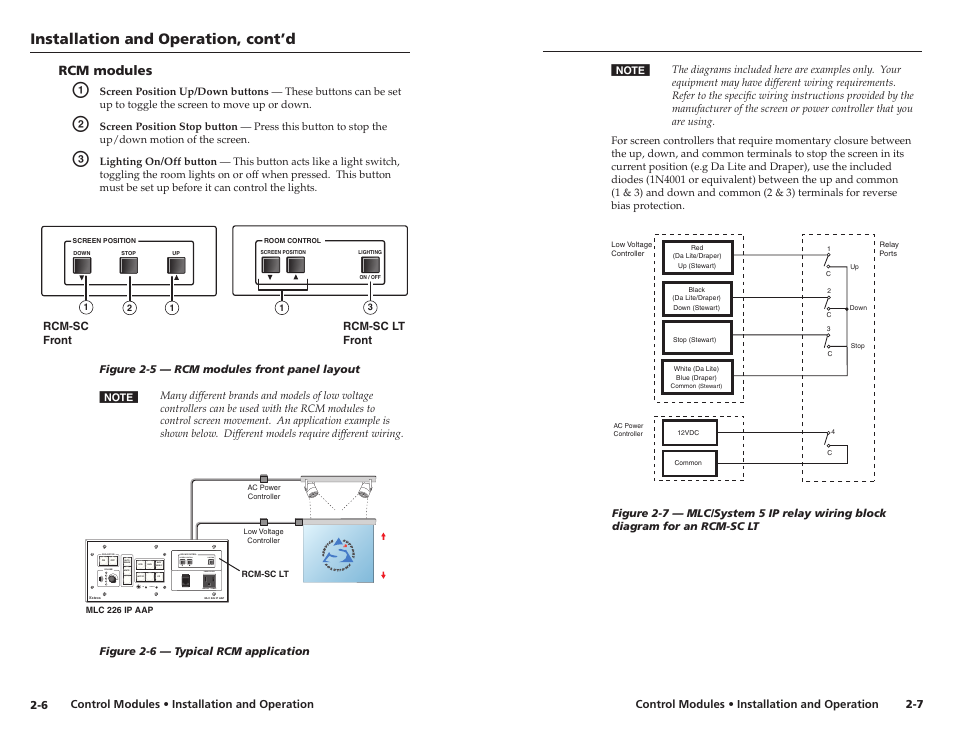 Rcm modules, Installation and operation, cont’d, Config ir | Extron Electronics Control Modules User Manual | Page 8 / 12