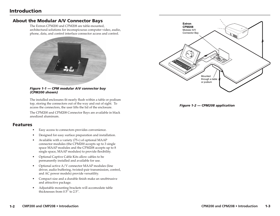 Introduction | Extron Electronics CPM208 User Manual | Page 5 / 13