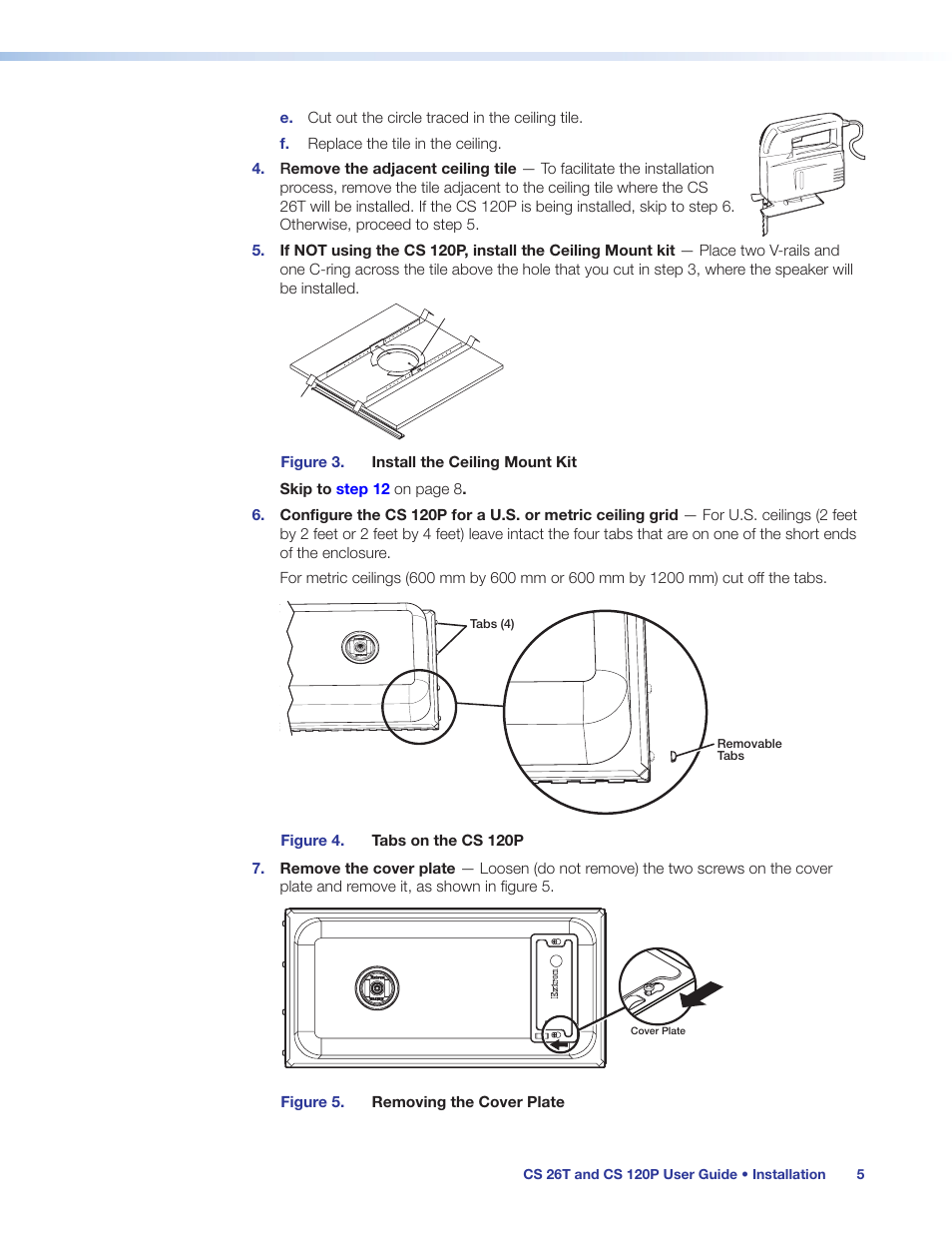 Extron Electronics CS 120P User Guide User Manual | Page 11 / 33