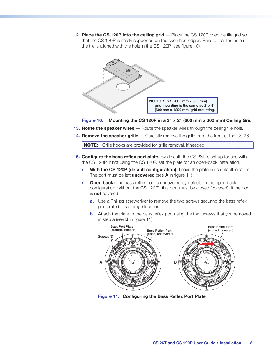 Extron Electronics CS 120P User Guide User Manual | Page 14 / 33