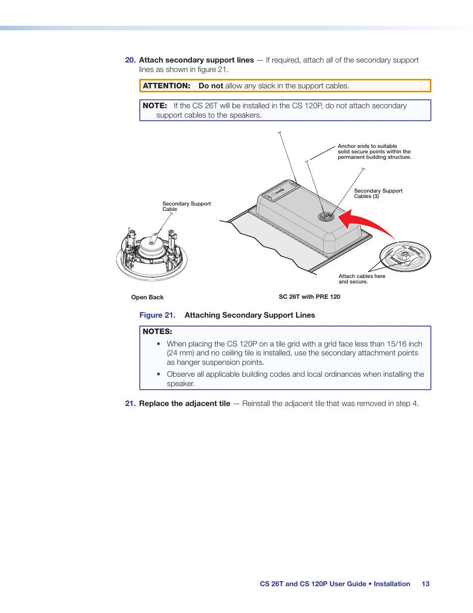 Cs 120p (see, Step 20 | Extron Electronics CS 120P User Guide User Manual | Page 19 / 33