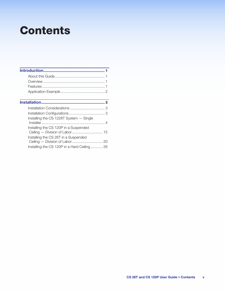 Extron Electronics CS 120P User Guide User Manual | Page 5 / 33