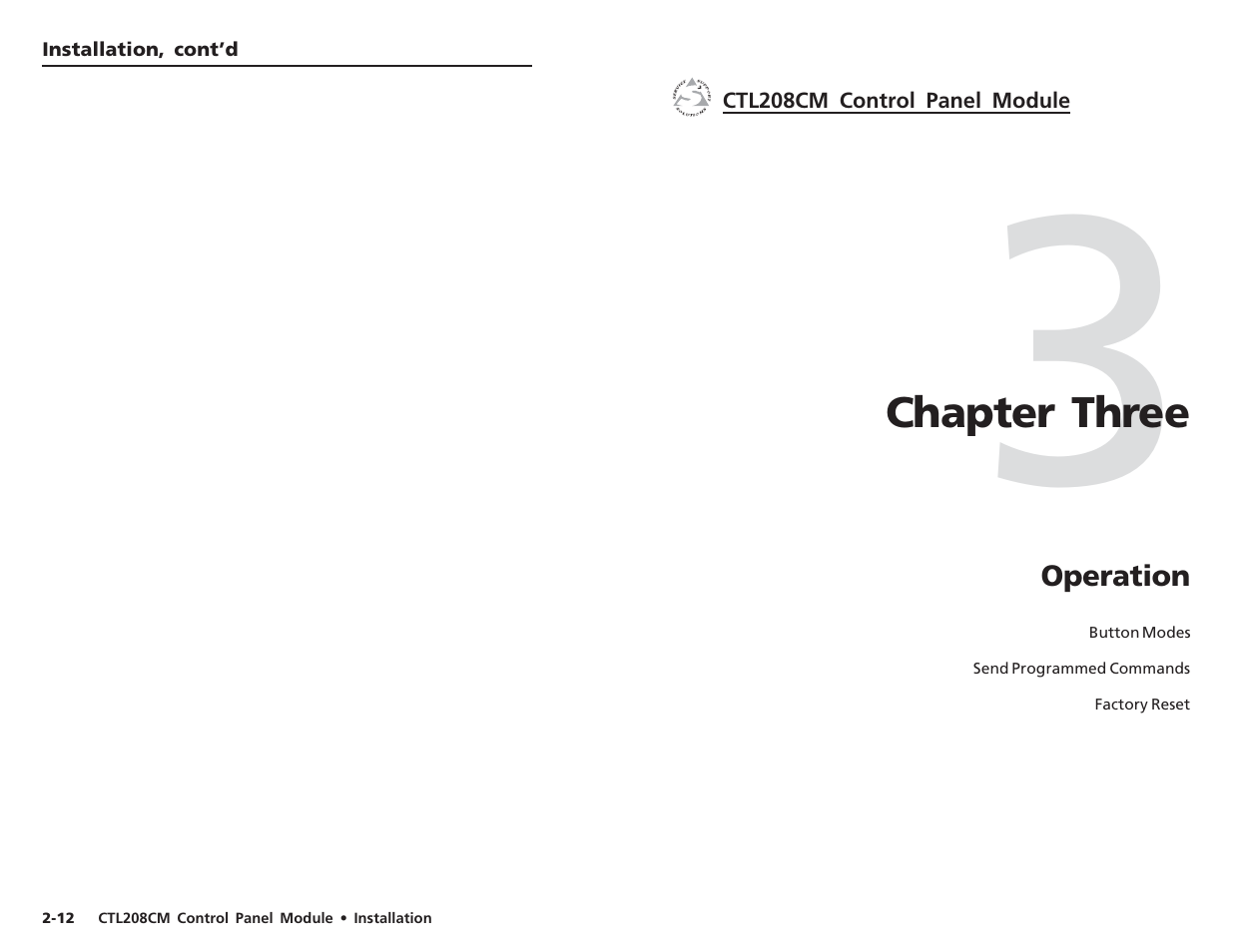 Extron Electronics CTL208CM User Manual | Page 13 / 25