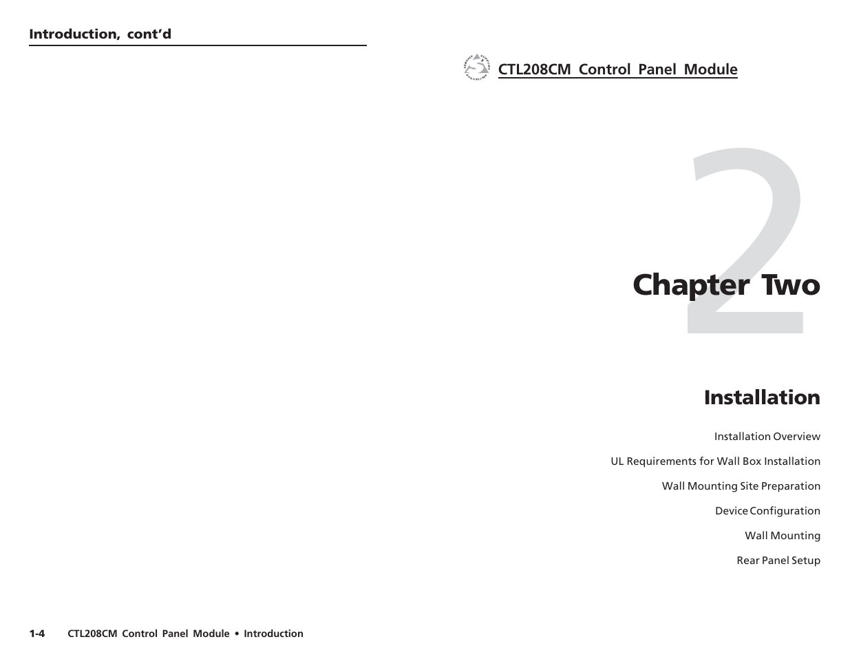 Extron Electronics CTL208CM User Manual | Page 7 / 25